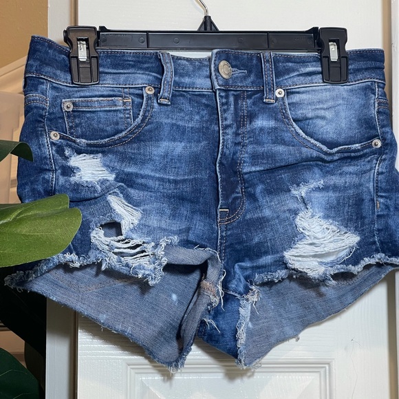 💙🆕American eagle blue Jean shorts size 6 - Picture 2 of 4